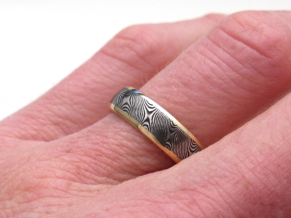 J.Arthur Loose Damascus Rings, Blades & Jewelry