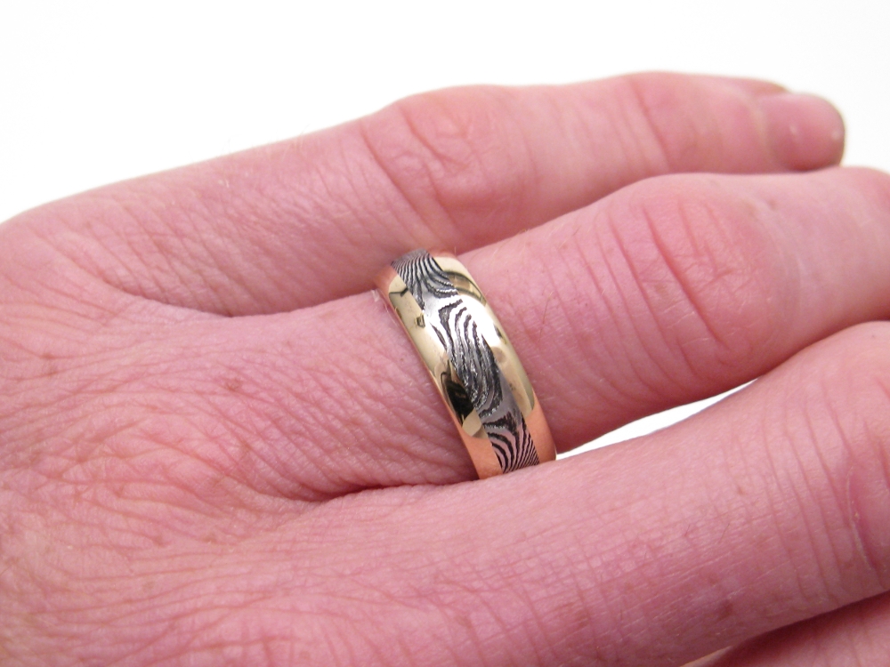 J.Arthur Loose Damascus Rings, Blades & Jewelry